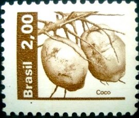 Selo postal Regular emitido no Brasil em 1982 - 602 N
