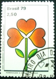 Selo postal comemorativo do Brasil de 1979 - C 1096 N1D