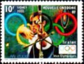Selo postal da Nova Caledônia de 2000 Olympic Games in Sydney