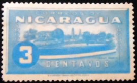 Selo taxa postal da Nicarágua de 1939 Dario-Park