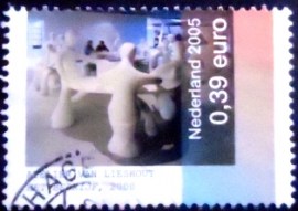 Selo postal da Holanda de 2005 Atelier van Lieshou