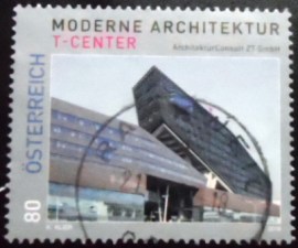 Selo postal da Áustria de 2016 T-Center