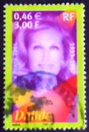 Selo postal da França de 2001 Dalila
