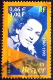 Selo postal da França de 2001 Michel Berger