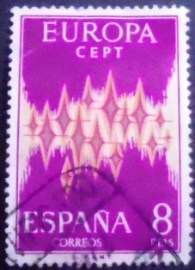 Selo postal da Espanha de 1972 EUROPA Symbols