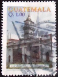 Selo postal da Guatemala de 1997 Central American Services Building