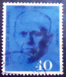 Selo postal da Alemanha de 1960 General Marshall