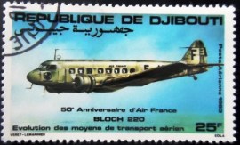 Selo postal de Djibouti de 1983 Bloch 220