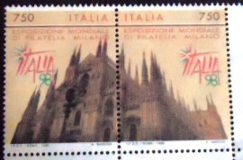Se-tenant da Italia 98 International Stamp Exhibition