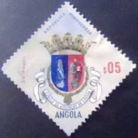 Selo postal de Angola de 1963 Luanda