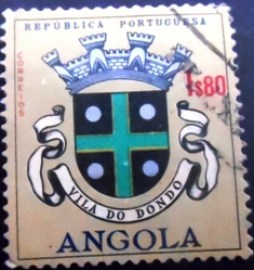 Selo postal da Angola de 1963 Vila do Dondo