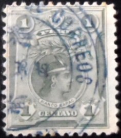 Selo postal do Peru de 1909 Manco Capac