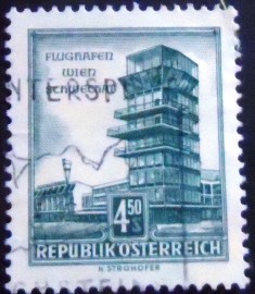 Selo postal da Áustria de 1960 Control-Tower