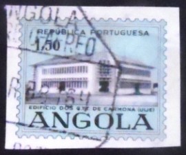 Fragmento postal da Angola CTT Carmona