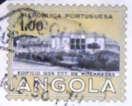 Fragmento postal da Angola CTT Moçamedes