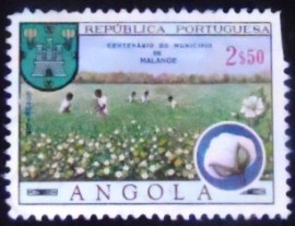 Selo postal da Angola de 1970 Arms of Malanje