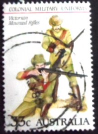 Selo postal da Austrália de 1986 Victorian Mounted Rifles