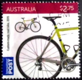 Selo postal da Austrália de 2015 Custom-made Road Bike