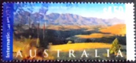 Selo postal da Austrália de 2000 Flinders Ranges