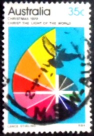 Selo postal da Austrália de 1972 Christmas 1972