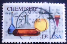 Selo postal dos Estados Unidos de 1976 Chemistry