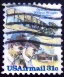 Selo postal dos Estados Unidos de 1978 Wright Brothers