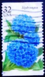 Selo postal dos Estados Unidos de 1995 Hydrangea