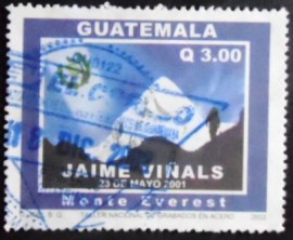 Selo postal da Guatemala de 2002 Ascent of Mt. Everest