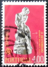 Selo postal de Portugal de 1974 Europa Sculptures