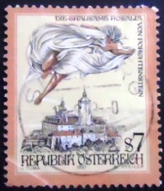 Selo postal da Áustria de 1997 The Cruel Rosalia of Forchtenstein