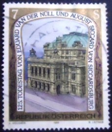 Selo postal da Áustria de 1993 State Opera House