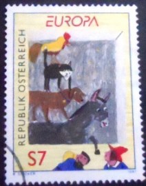 Selo postal da Áustria de 1997 Sages and Legends