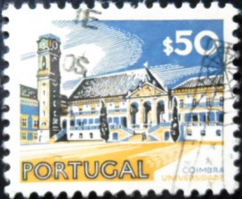 Selo postal de Portugal de 1972 Coimbra University