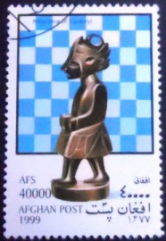 Selo postal do Afeganistão de 1999 King