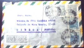 Envelope Circulado em 1952 Manaus x Lisboa