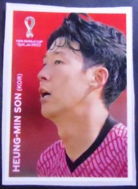 Figurinha do jogador da Coréia do Sul Heung-Min Son