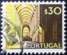Selo de Portugal de 1974 Alcobaca Church