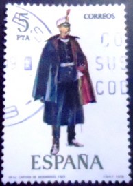 Selo postal da Espanha de 1978 Captain of Engineers 1921