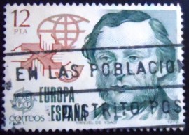 Selo postal da Espanha de 1979 Manuel Ysasi