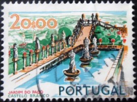 Selo postal de Portugal de 1972  Palace Garden Castelo Branco - 1192 xI