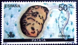 Selo postal da Espanha de 1989 Potato