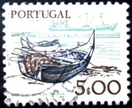 Selo postal de Portugal de 1978 Tunny fishing boats