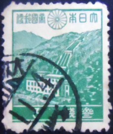 Selo postal do Japão de 1939 Hydroelectric Power Station