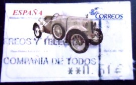 Selo postal da Espanha de 2003 Car Amilcar 1927