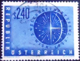 Selo postal da Áustria de 1956 World Energy Conference