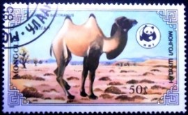 Selo postal da Mongólia de 1985 Bactrian Camel