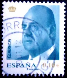 Selo postal da Espanha de 2008 King Juan Carlos I 10