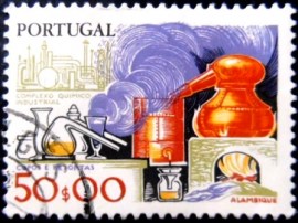Selo postal de Portugal de 1980 Alembic - 1479 U