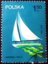Selo postal da Polônia de 1974 Dal