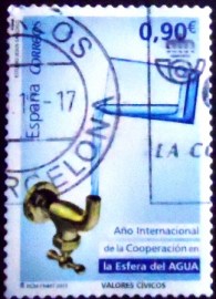 Selo postal da Espanha de 2013 Year for Co-operation in the field of Water